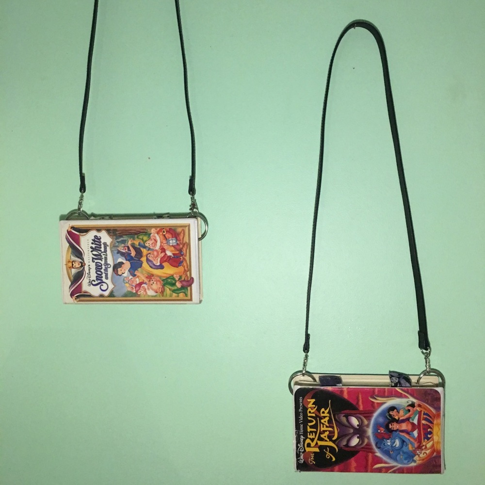 VHS Tape Purse handmade commission made-to-order - Picture 5 of 6